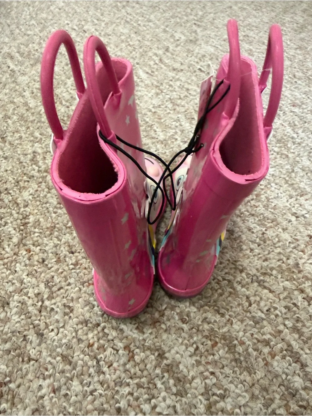 Pink Unicorn Kids Rain Boots